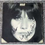 Sandie Shaw signed Me 33rpm record sleeve. Record included. Dedicated. Good Condition. We combine
