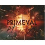 Andrew Lee Potts signed 10x8 colour Primeval logo photo. Good Condition. We combine postage on