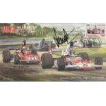 Motor Racing Dieter Quester signed 2000 Formula One cover 1974 McLaren M23 Cosworth cover. Good