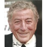 Tony Bennett signed 10x8 colour photo. Good Condition. We combine postage on multiple winning lots