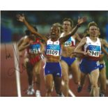 Kelly Holmes Olympic Legend signed Athens 2004 Olympics 8x10 Photo. Good Condition. We combine