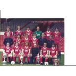 Liverpool 1981-82 Squad 8x10 Photo Signed By Alan Kennedy, Phil Neal, Alan Hansen, Ian Rush, Craig