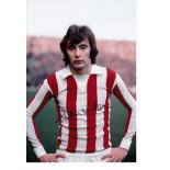 ALAN HUDSON football autographed 12 x 8 photo, a superb image depicting the Stoke City fan favourite