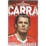 Jamie Carragher signed Carra my autobiography hardback book. Signed on inside title page. Good