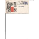 Mother Teresa MC signed 1980 Indian FDC First Day cover dedicated to here with portrait