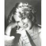 Sharon Gless signed 10x8 black and white photo. American actress, who is known for her television