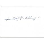 Karl Malden signed album page. Comes with unsigned 6x4 colour photo. Good Condition. We combine