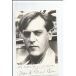 David Troughton signed 6x4 black and white photo. English actor, known for his Shakespearean roles