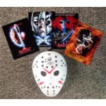 Kane Hodder Friday 13th hand-signed Jason Voorhees mask. Hand-Signed by Kane Hodder, who played