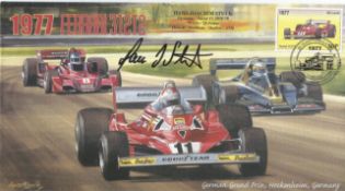 Motor Racing Hans Joachim Stuck signed 2000 Formula One cover 1977 Ferrari 312T2 cover. Good