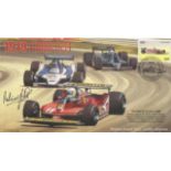 Motor Racing Patrick Gaillard signed 2000 Formula One cover 1979 Ferrari 312T4 cover. Good