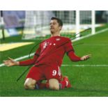 Robert Lewandowski Signed Bayern Munich 8x10 Photo. Good Condition. We combine postage on multiple