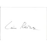 Luise Rainer signed album page. Comes with unsigned 6x4 colour photo. Good Condition. We combine