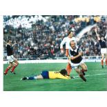 Archie Gemmill Scotland Signed 16 x 12 inch football photo. Good Condition. We combine postage on