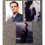 Lot of 3 Heroes hand signed 10x8 photos. This beautiful set of 3 hand-signed photos depict