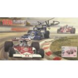 Motor Racing Jody Scheckter signed 2000 Formula One cover 1976 McLaren M23 Cosworth cover. Good