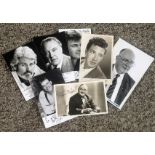 Dedicated signed photo collection. All black and white mainly 5x3 size. 7 photos included. Some of