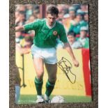 Football Kevin Sheedy 16x12 signed colour photo pictured in action for the Republic of Ireland. Good