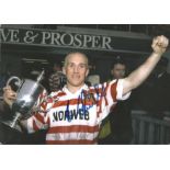 Shaun Edwards signed 12x8 colour photo. Rugby League. Good Condition. We combine postage on multiple
