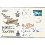 ROW sailor Sir Francis Chichester signed 1971 Short Sunderland RAF cover comm. His 40th ann of his