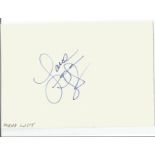 Lorna Luft signed album page. Good Condition. We combine postage on multiple winning lots and can