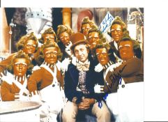 Charlie and the Chocolate Factory 10 x 8 inch colour photo signed by Oompa Loompas Malcolm Dixon and