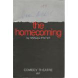 Warren Mitchell signed tour programme for The Homecoming. Signed on front cover. Good Condition.