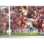 Daniel Sturridge signed 12x8 colour Liverpool photo. Good Condition. We combine postage on