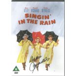 Debbie Reynolds signed Singin in the rain DVD sleeve. DVD included. Good Condition. We combine