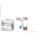 WW2 D-Day collection of covers. Terence Otway and Richard Todd signed Internetstamps 2004 FDCs