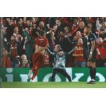 Roberto Firmino signed 12x8 colour Liverpool photo. Good Condition. We combine postage on multiple