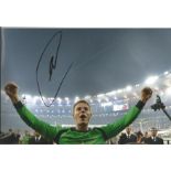 Manuel Neuer Signed Germany 8x12 Photo. Good Condition. We combine postage on multiple winning