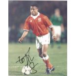 Edgar Davids Signed Holland 7x9 Press Photo. Good Condition. We combine postage on multiple