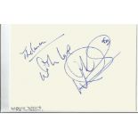 Warwick Davis signed album page. English actor, television presenter, writer, director, comedian and