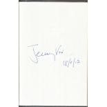 Jeremy Vine signed hardback book "it's all news to me". Signed on the inside page and dated 18/6/12.