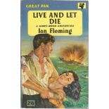 Live and Let Die paperback by Ian Fleming. A James Bond adventure. 3rd Printing 1959. In OK