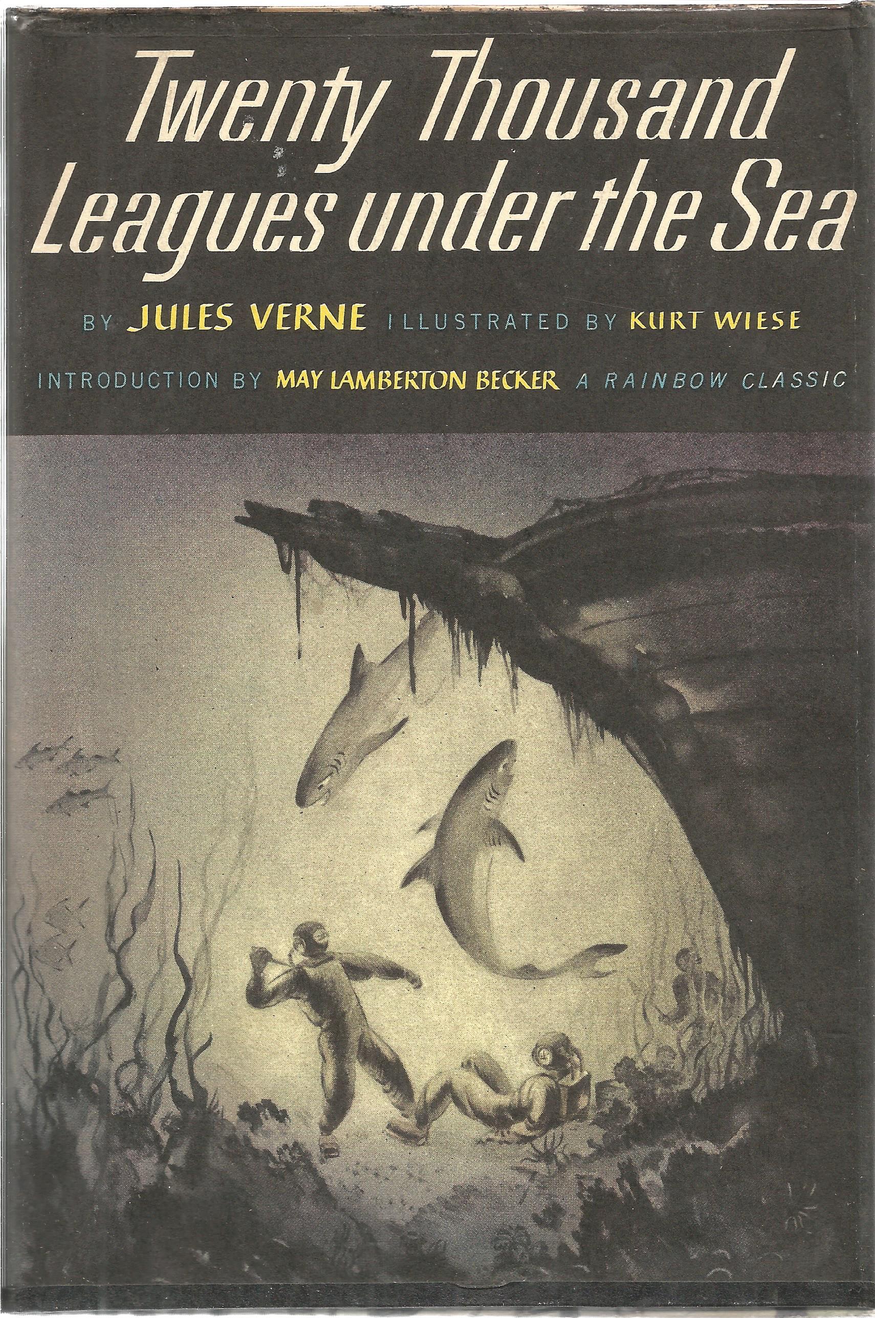 Twenty Thousand Leagues under the Sea by Jules Verne and illustrated by Kurt Wiese. In OK