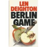 Berlin Game by Len Deighton. Hardback book with dust jacket and in good condition. 304 pages. This