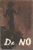Dr No by Ian Fleming, hardback book in OK condition with dust jacket. Edition issued by Book Club.