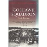 Goshawk Squadron paperback by Derek Robinson. This edition printed in 2000. Some foxing on pages,
