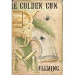 The Man With The Golden Gun hardback book by Ian Fleming. OK condition with some tears on dust