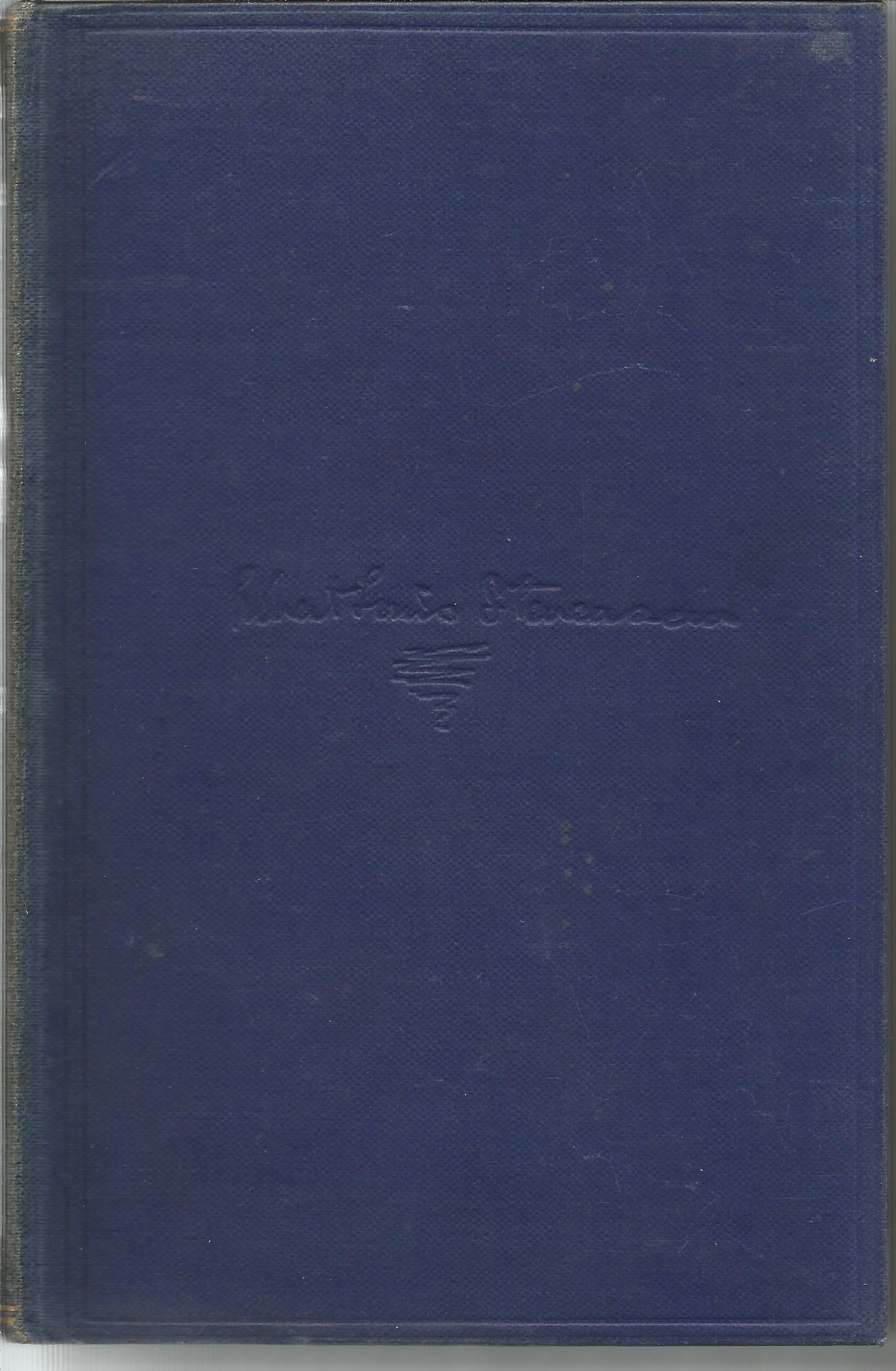 Poems Volume I by R L Stevenson. Unsigned hardback book with no dust jacket , 240 pages printed in