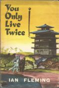 You Only Live Twice hardback book by Ian Fleming. OK condition, some foxing and the dust jacket