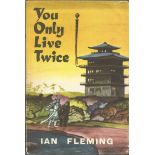 You Only Live Twice hardback book by Ian Fleming. OK condition, some foxing and the dust jacket