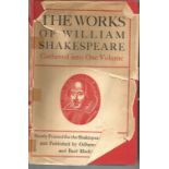 The Works of William Shakespeare. Unsigned hardback book with dust jacket 1263 pages printed in