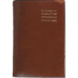 Browning's Works by Elizabeth Barrett. Unsigned hardback book volume I with no dust jacket ,287