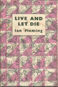 Live and Let Die hardback book by Ian Fleming. Reprinted 1956. Good condition with dust jacket.