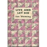 Live and Let Die hardback book by Ian Fleming. Reprinted 1956. Good condition with dust jacket.