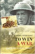 To Win a War by John Terraine. Paperback book in good condition. Terraine is one of the most