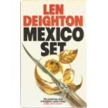 Mexico Set by Len Deighton. Hardback book with dust jacket and in good condition. The first spy